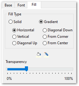 Format-specific options - MS Excel - Extensions - Notes - Fill