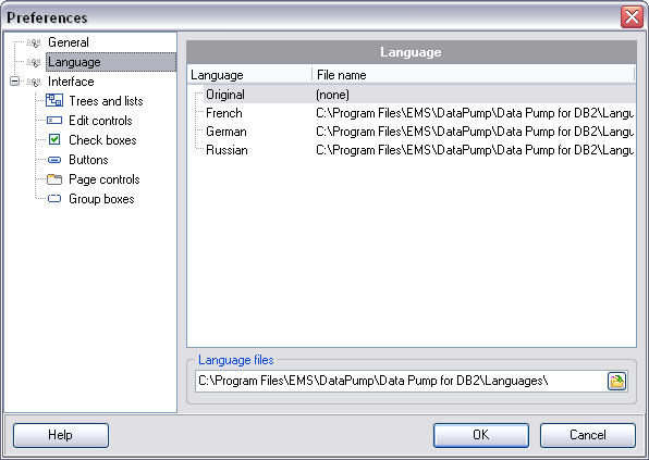 Preferences - Localization