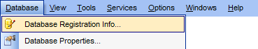 menuDatabaseRegistrationInfo