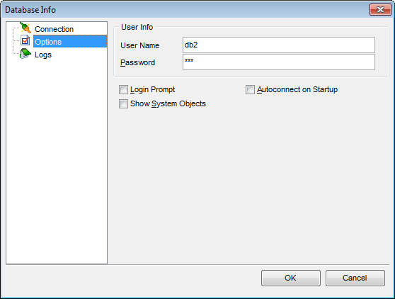 hs3262 - Setting database options