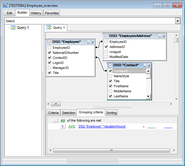 hs3325 - Setting grouping criteria