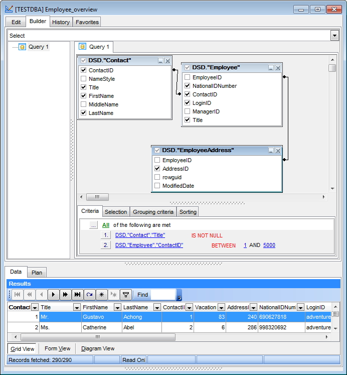 hs3328 - Query execution