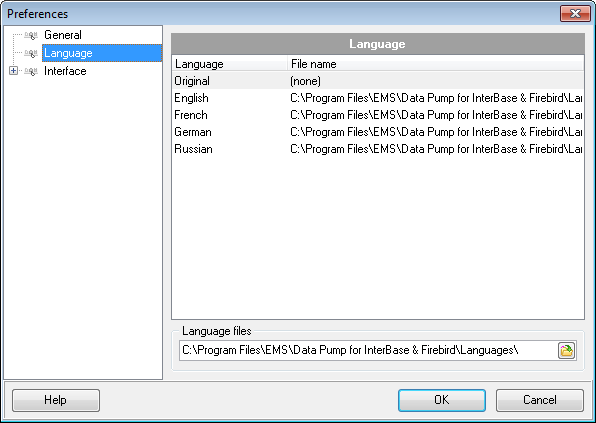 Preferences - Localization