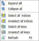 Step 3 - Source database content - Context menu