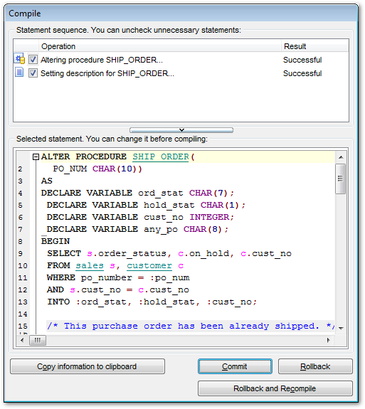 Appendix - Changing Metadata window