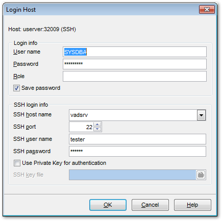 Appendix - Login Host