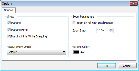 Data View - Print Data - Report options