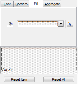 Export Data - Format-specific options - Excel - Data Format - Fields - Fill