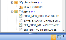 Getting started - Database navigation - Object status