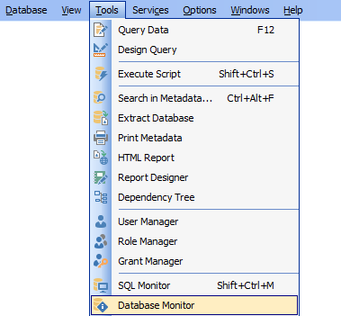 menuDatabaseMonitor