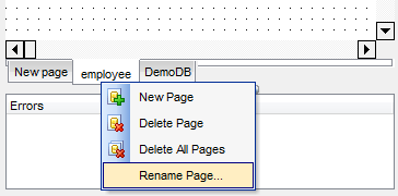 VDBD - Working with diagram pages