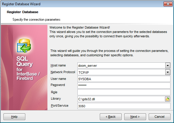 hs3221 - Setting connection properties