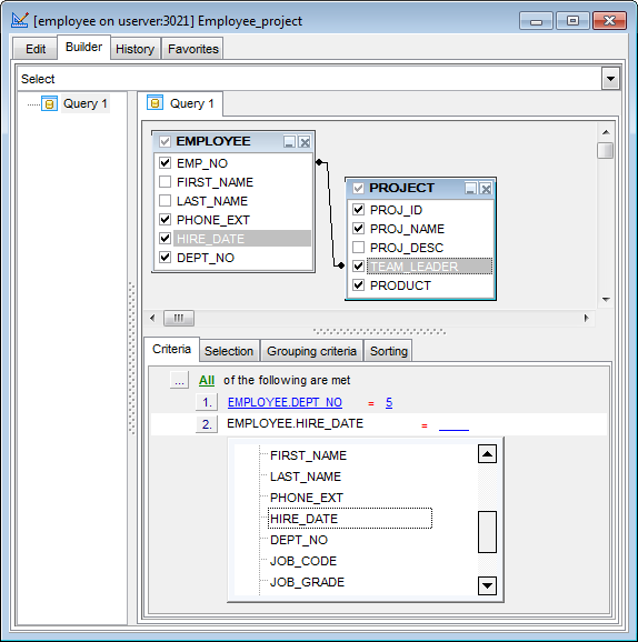 hs3323 - Setting criteria