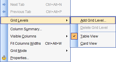 Create Grid Level - Add Grid Level