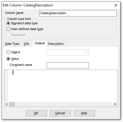 Field Editor - Setting field defaults