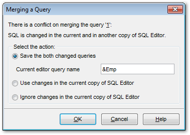SQL Editor - Merging queries