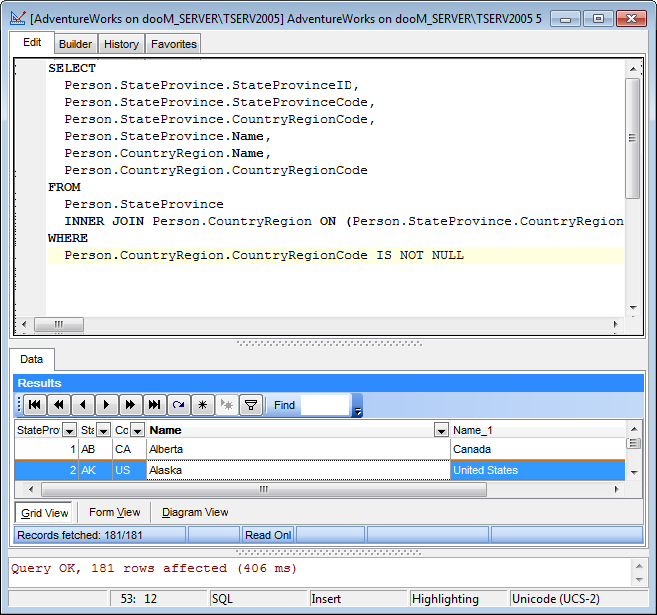 hs3315 - Executing queries