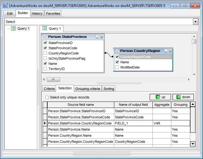 hs3324 - Setting output fields