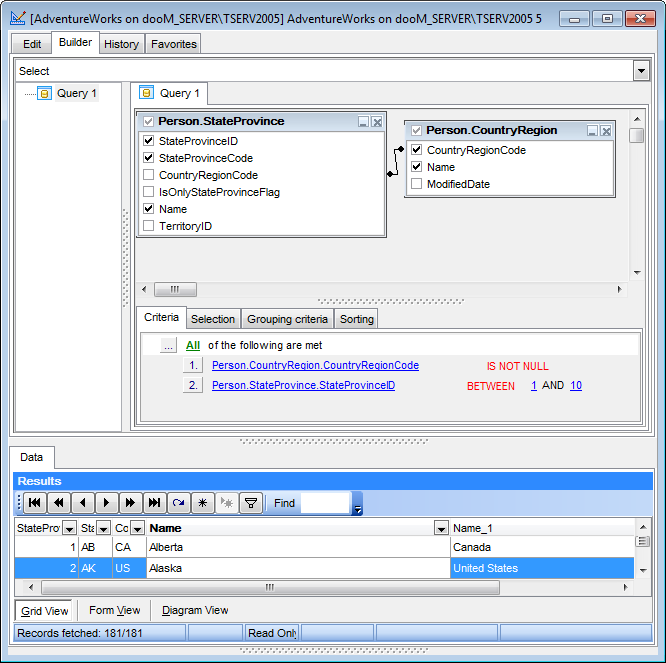 hs3328 - Query execution