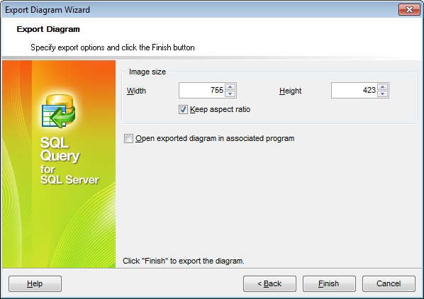 hs3456 - Export Diagram options