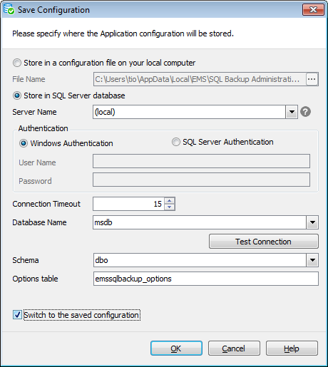 Configuration - Load