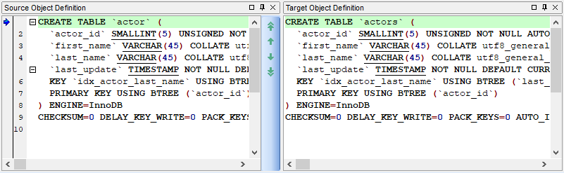 Working with Project - Master and Target Object Definition