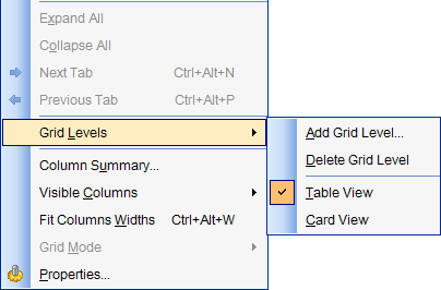 Create Grid Level - Add Grid Level