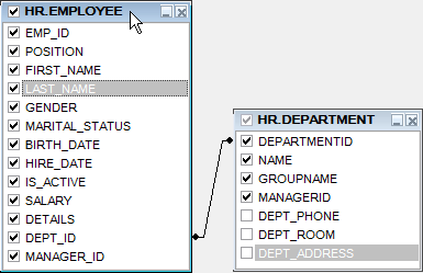 Environment Options - Tools - QB - Style & Color - Active table caption