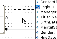 Environment Options - Tools - VDBD - Color Palette - virtualRelation