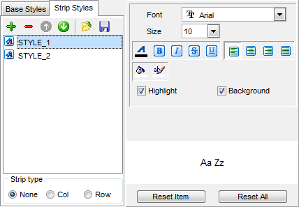 Export Data - Format-specific options - Word - Strip Styles