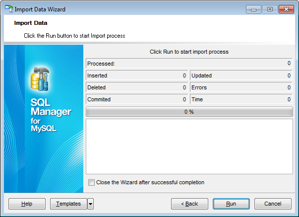 Import Data - Importing data