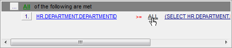 Environment Options - QB - Style & Color - Predicate