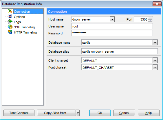 hs3251 - Editing connection properties