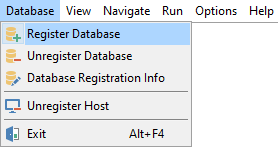 Getting Started - Main menu