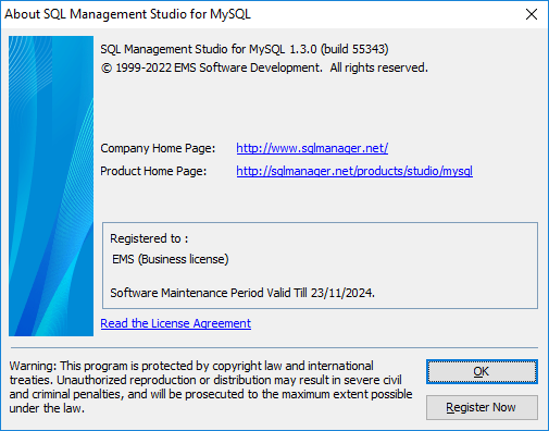 Welcome to SQL Studio - About