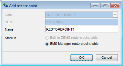 Appendix - Add Restore Point