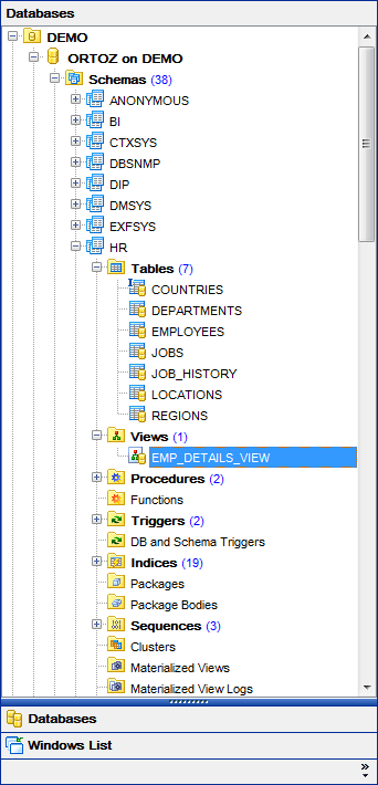 Database Explorer