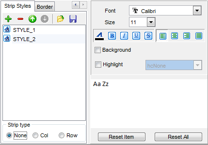 Export Data - Format-specific options - Word 2007 - Strip Styles