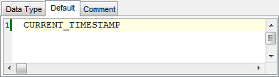 Field Editor - Setting default value