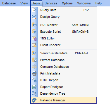 menuInstance Manager