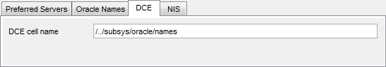 Profile parameters - Naming - DCE