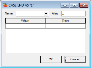 Query Builder - Setting output fields - CASE