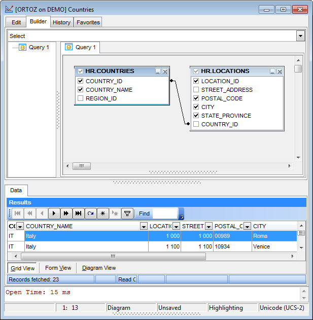 hs3328 - Query execution