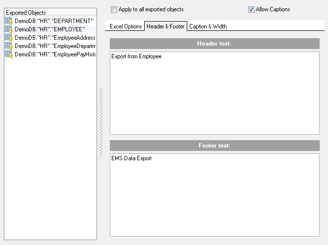 Step 7 - Header & Footer