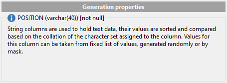 String field parameters