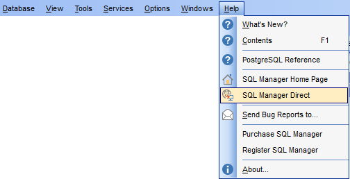 menuSQLManagerDirect