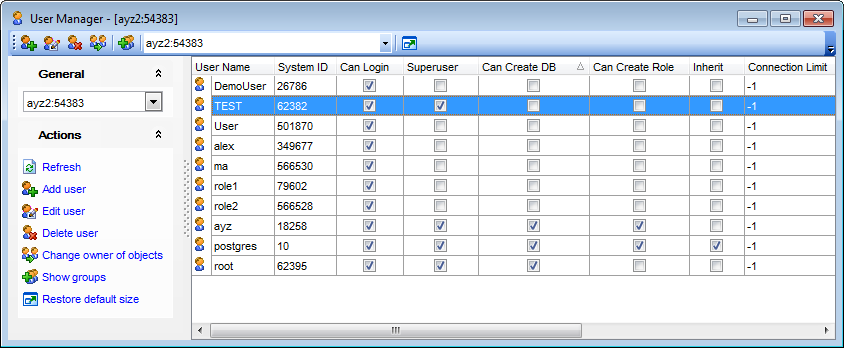 User Manager