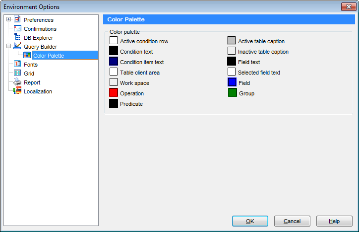 hs4115 - Environment Options - Color Palette