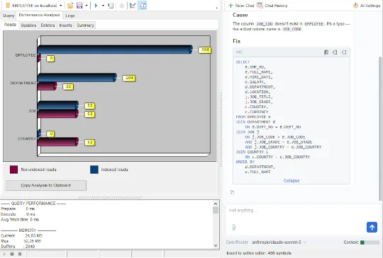 SQLManager for Interbase - анализ производительности