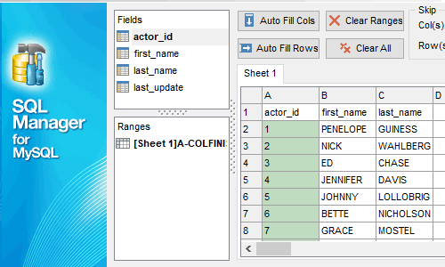 EMS SQL Manager for MySQL